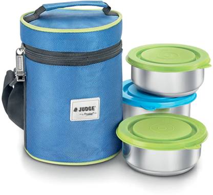 Judge Insulated TiffinBox with Pouch 3PC 1 Containers Lunch Box