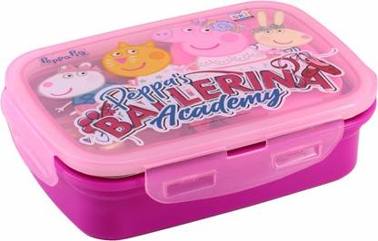 SKI SNAP LOCK STEEL PRINCESS 2 Containers Lunch Box