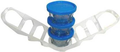 INFLIX FOLDABLE LUNCH BOX 3 Container (700 ml) 3 Containers Lunch Box