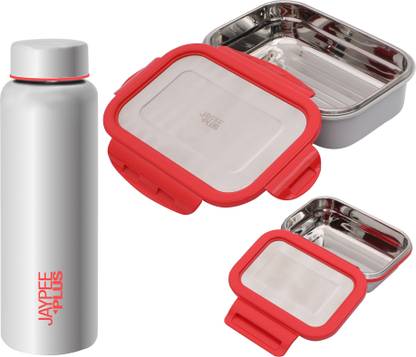 Jaypee Plus Krystal Combo Set of Lunch Box and Bottle 2 Containers Lunch Box