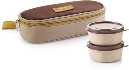 Rishabh Galaxy Stellar 2 Inside Steel Container 2 Containers Lunch Box