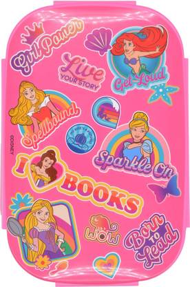 AJ'S LUNCHBOX_GIRLPOWER_BOOK_PACK_OF_1 2 Containers Lunch Box