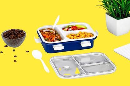 Relic Lunch Box Reusable 3 Compartment 123 3 Containers Lunch Box