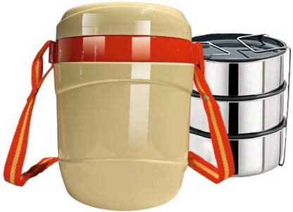 cello Lunch Box Hot Express | Insulated Lunch CarrierHygienic & odourless 3 Containers Lunch Box