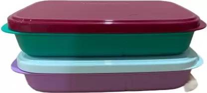 TUPPERWARE My Lunch Liquid-Tight plastic Lunch Box 590ml 2 Containers Lunch Box