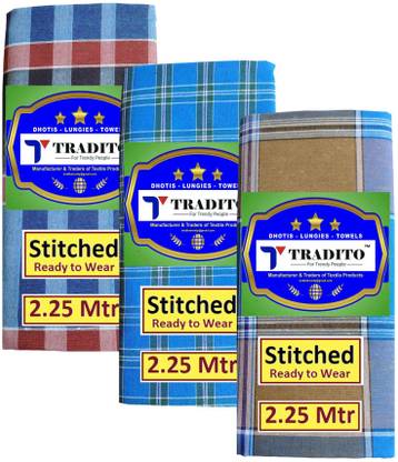 Tradito Checkered Multicolor Lungi