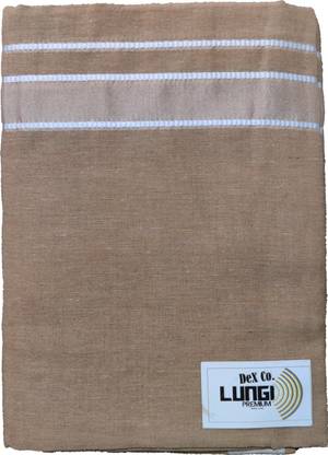 DeX Co. Striped Beige Lungi