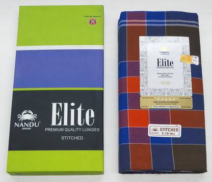 nandu Solid Multicolor Lungi