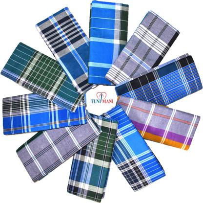 TUNI MANI Checkered Multicolor Lungi