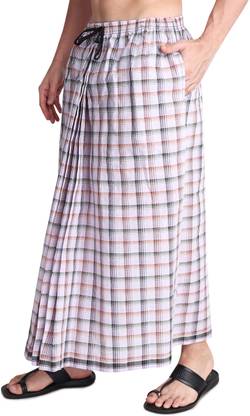 GOWRI TEX Checkered Multicolor Lungi