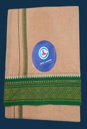 Jinka Lakshmi Collections Striped Green Lungi