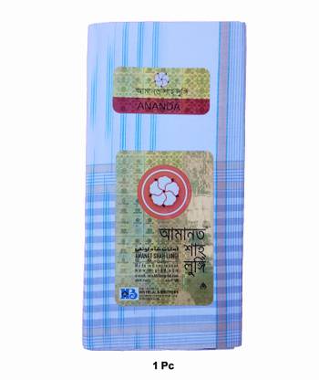 Amanat Shah Checkered White Lungi