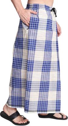 GOWRI TEX Checkered Multicolor Lungi