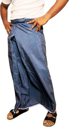 SELDINX Striped Grey Lungi