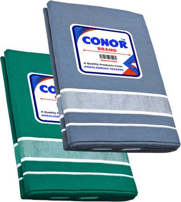 Conor Striped Green Lungi