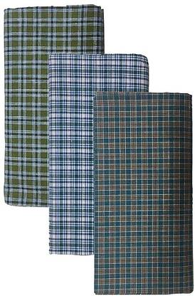 Blueleaf Checkered Multicolor Lungi