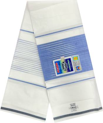 ISMAIL Striped White Lungi