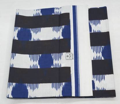 kibs Polka Print Dark Blue Lungi