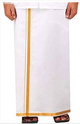 JewelEarth Solid White Lungi