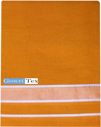 GOWRI TEX Solid Men Dhoti