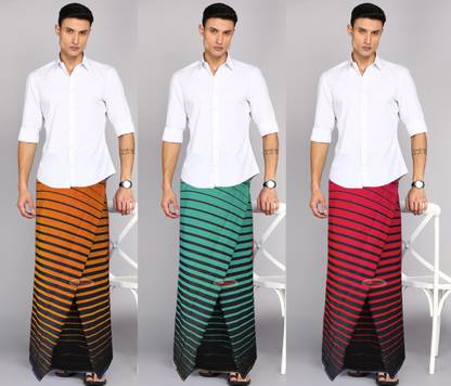 Lvloz Striped Multicolor Lungi