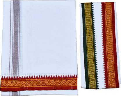 RETRO Solid White Lungi