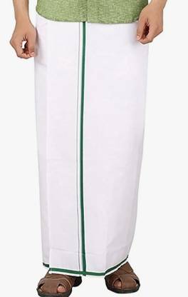 Mullaji Solid White Lungi