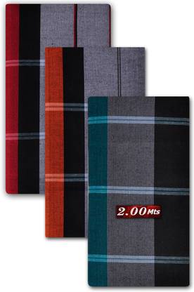 SSS NOVELTIES Checkered Multicolor Lungi