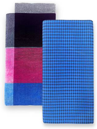 AHMADUN Checkered Multicolor Lungi