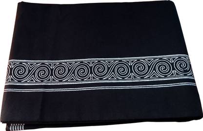 MerryLynn Self Design Black Lungi