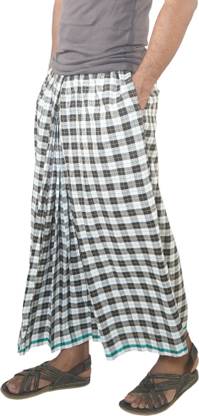 Pasandida Bunkar Product Checkered Black Lungi