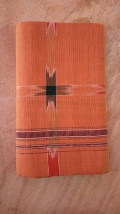 Sohit handloom Printed Orange Lungi