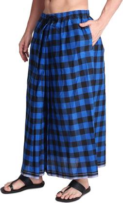 GOWRI TEX Checkered Multicolor Lungi