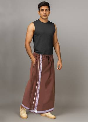 OASIS Woven Brown Lungi