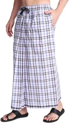 GOWRI TEX Checkered Multicolor Lungi