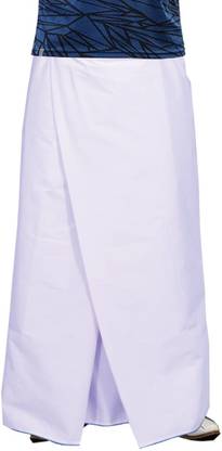 Sif Solid White Lungi