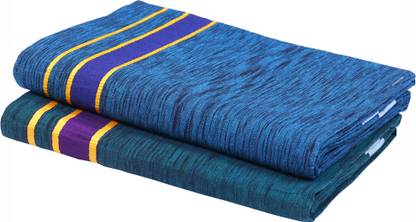 GREEN TEE men solid dhoti Solid Men Dhoti