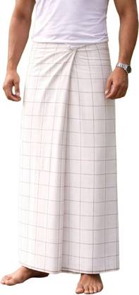 NXG Checkered Brown Lungi