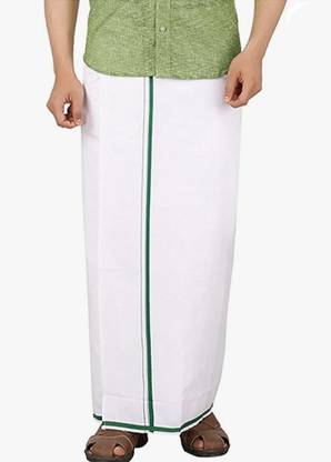 FutureGreen Striped White Lungi