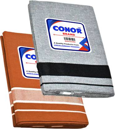 Conor Striped Brown Lungi