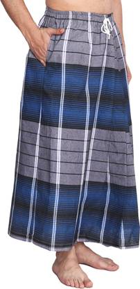 GOWRI TEX Checkered Multicolor Lungi