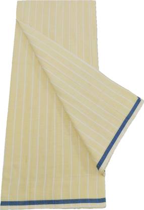 Handloom Striped Yellow Lungi