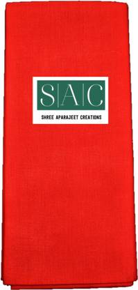 SAC SHREE APARAJEET CREATIONS Solid Red Lungi