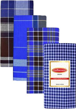 Feather Green Checkered Multicolor Lungi