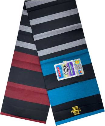 ISMAIL Striped Black Lungi