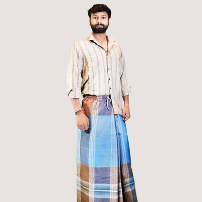 HouseOfCommon Self Design Multicolor Lungi