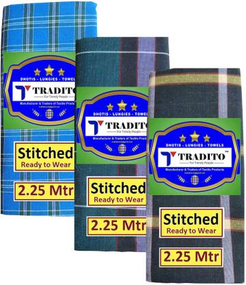 Tradito Checkered Multicolor Lungi
