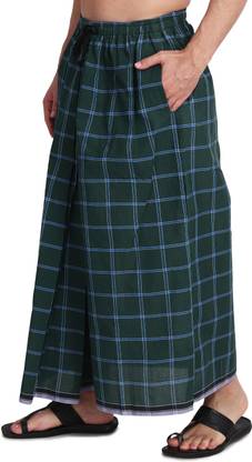 GOWRI TEX Checkered Multicolor Lungi
