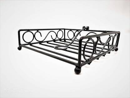 S.K furniture Antique Handcrafted Tissue Holder//Elegant Iron Tissue Holder, Table Top Magazine Holder