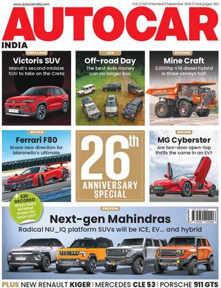 Autocar India Sep'25 Anniversary Issue Magazines
